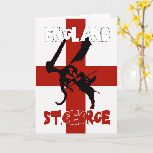 St. George de Kaart van de Dag - St. George en (Gele Bloem)