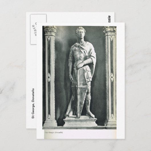 St George, Donatello Briefkaart (Voorkant / Achterkant)