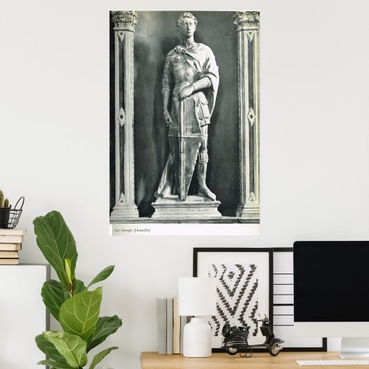 St George, Donatello Poster (Thuiskantoor)