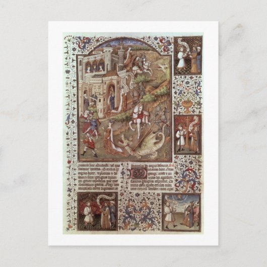 St. George doodt Dragons Briefkaart (Voorkant)