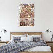 St. George doodt Dragons Canvas Afdruk (Insitu (Slaapkamer))