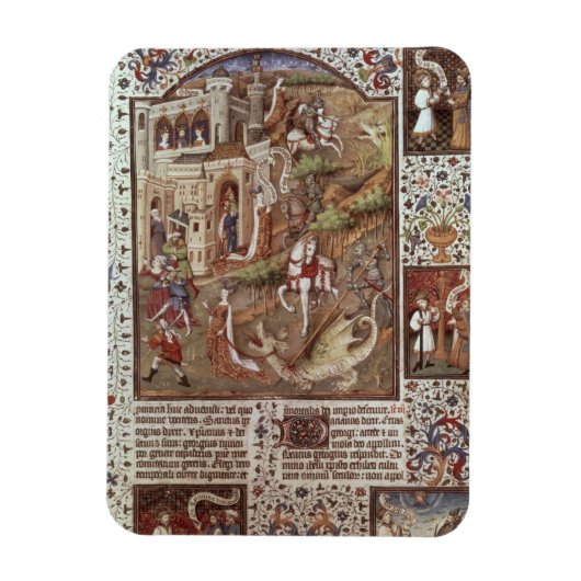 St. George doodt Dragons Magneet (Verticaal)