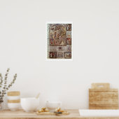 St. George doodt Dragons Poster (Keuken)