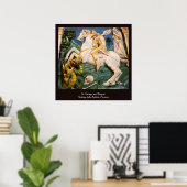 St. George, Dragon en Princess Poster (Thuiskantoor)
