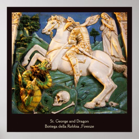 St. George, Dragon en Princess Poster (Voorkant)