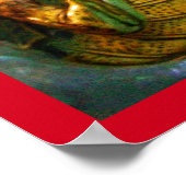 St. George, Dragon en Princess Poster (Hoek)