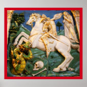 St. George, Dragon en Princess Poster (Voorkant)