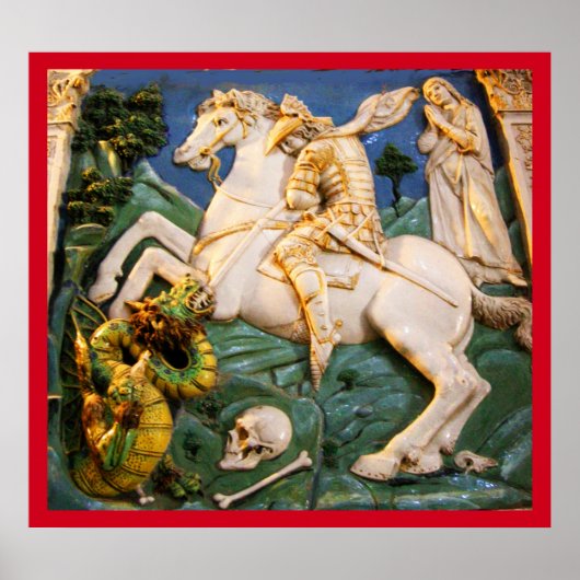 St. George, Dragon en Princess Poster (Voorkant)