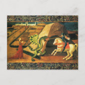 ST. GEORGE, DRAGON EN PRINCIPE BRIEFKAART (Voorkant)