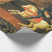 ST. GEORGE, DRAGON EN PRINCIPE CADEAUPAPIER (Hoek)