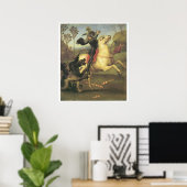 St. George en de Draak, 1505 Raphael Poster (Thuiskantoor)