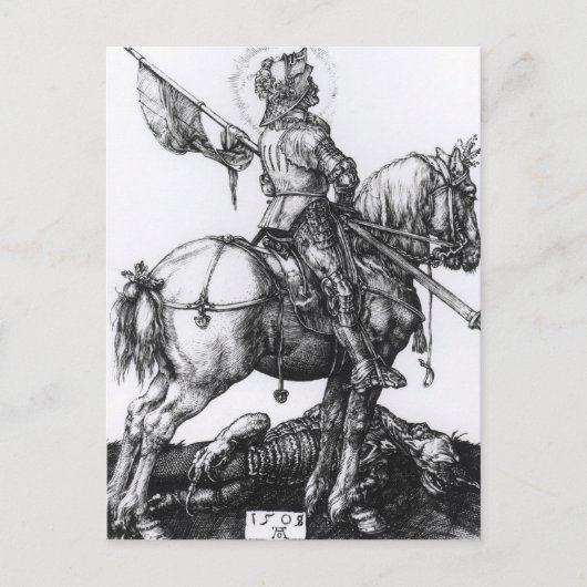 St. George en de Draak, 1508 Briefkaart (Voorkant)