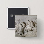 St. George en de Draak, 1508 Vierkante Button 5,1 Cm (Voorkant /achterkant)