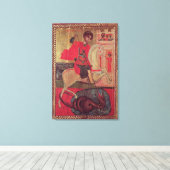 St. George en de Draak, 1667 Canvas Afdruk (Insitu (Houten vloer))