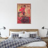 St. George en de Draak, 1667 Canvas Afdruk (Insitu (Slaapkamer))