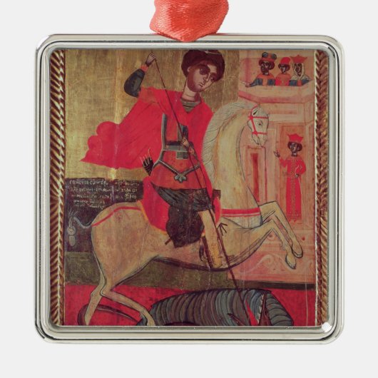 St. George en de Draak, 1667 Metalen Ornament (Voorkant)