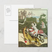 St. George en de Draak Briefkaart (Voorkant / Achterkant)
