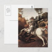 St. George en de Draak Briefkaart (Voorkant / Achterkant)