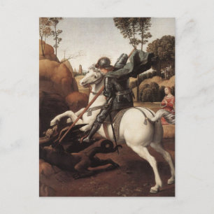 St. George en de Draak Briefkaart