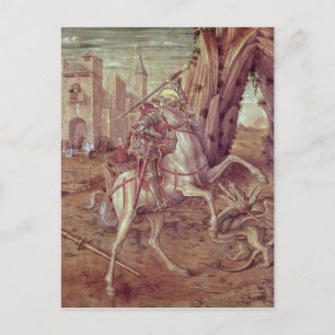 St. George en de Draak Briefkaart