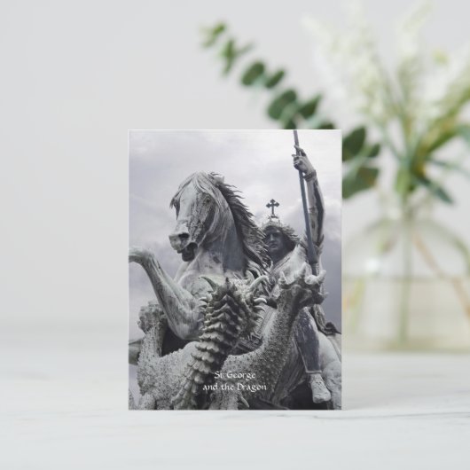 St. George en de Draak Briefkaart (Staand voorkant)