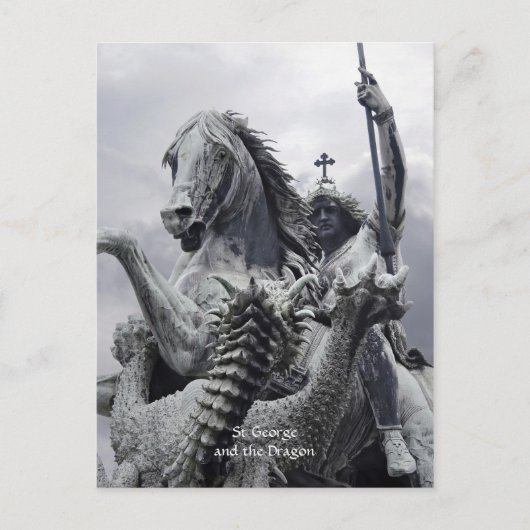 St. George en de Draak Briefkaart (Voorkant)