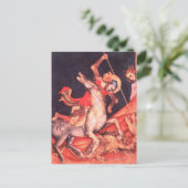 St. George en de Draak Briefkaart (Staand voorkant)