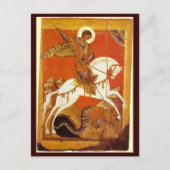 St.George en de Draak Briefkaart (Voorkant)