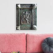 St. George en de Draak Canvas Afdruk (Insitu (Woonkamer))
