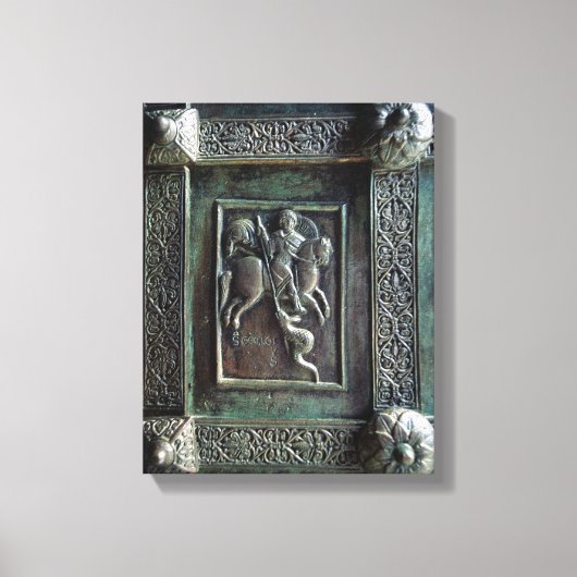 St. George en de Draak Canvas Afdruk (Voorkant)