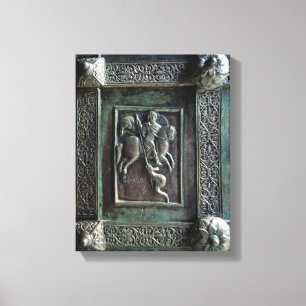 St. George en de Draak Canvas Afdruk