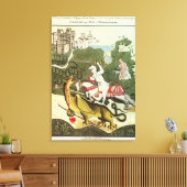 St. George en de Draak Canvas Afdruk (Insitu (Woonkamer))