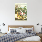 St. George en de Draak Canvas Afdruk (Insitu (Slaapkamer))