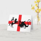 St George en de Draak Kaart (Gele Bloem)