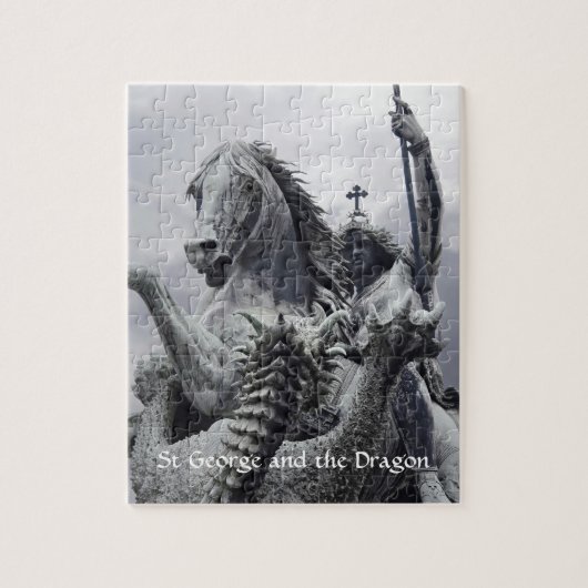 St. George en de Draak Legpuzzel (Verticaal)