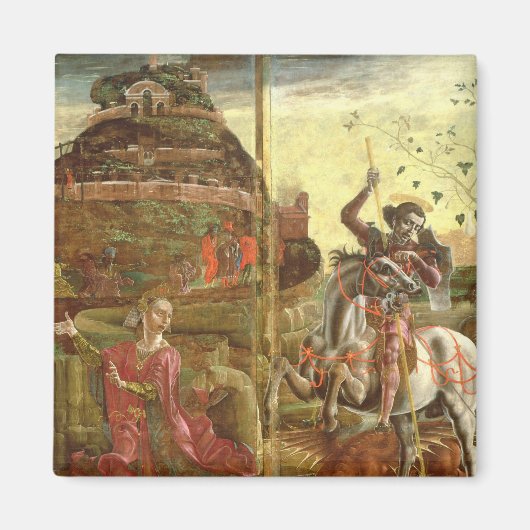 St. George en de Draak Magneet (Voorkant)