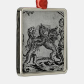 St. George en de Draak Metalen Ornament (Rechts)