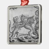 St. George en de Draak Metalen Ornament (Links)