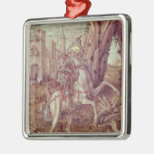 St. George en de Draak Metalen Ornament (Links)