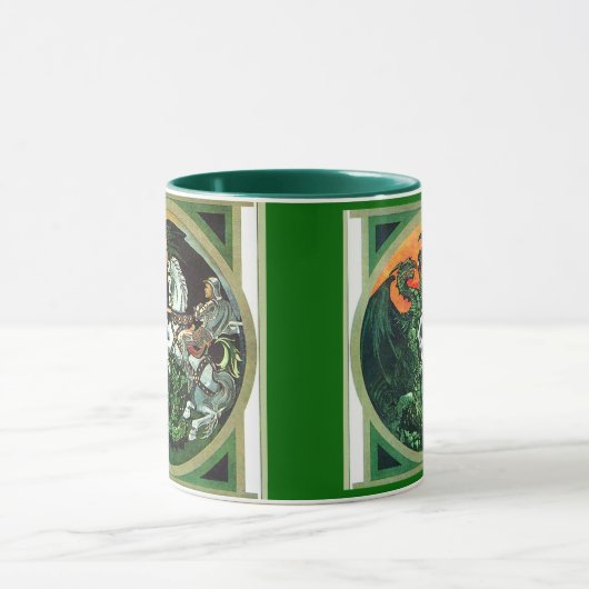 St. George en de Draak - Mok (Midden)