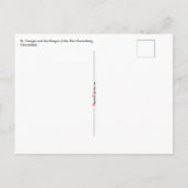 St. George en de Draak (Neurenberg) Briefkaart (Achterkant)