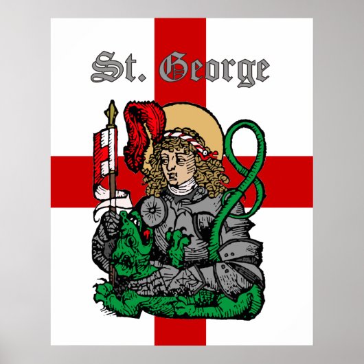 St. George en de Draak (Neurenberg) Poster (Voorkant)