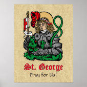 St. George en de Draak (Neurenberg) Poster (Voorkant)