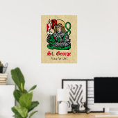 St. George en de Draak (Neurenberg) Poster (Thuiskantoor)