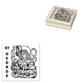 St. George en de Draak (Neurenberg) Rubberstempel (Gestempeld)
