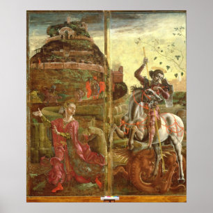 St. George en de Draak Poster