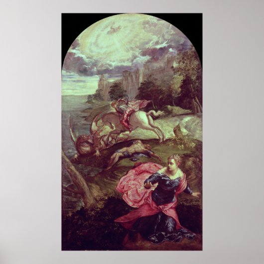 St.George en de Draak Poster (Voorkant)