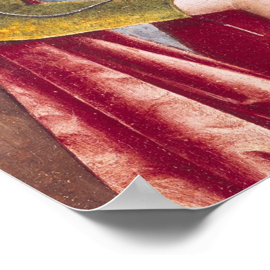 St. George en de Draak Poster (Hoek)