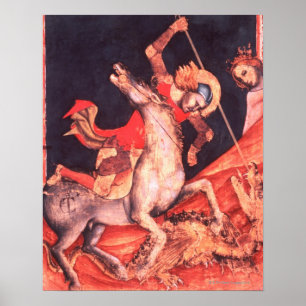 St. George en de Draak Poster