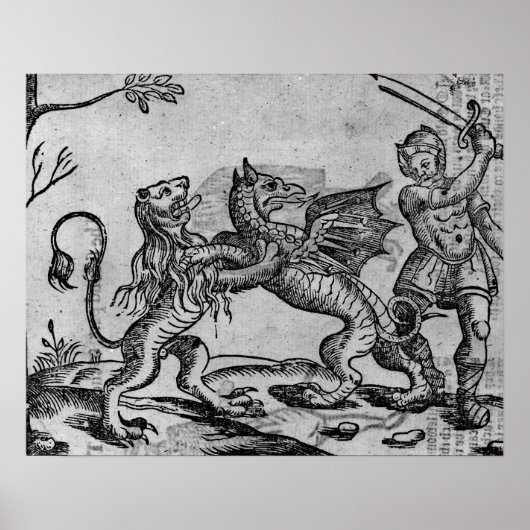 St. George en de Draak Poster (Voorkant)